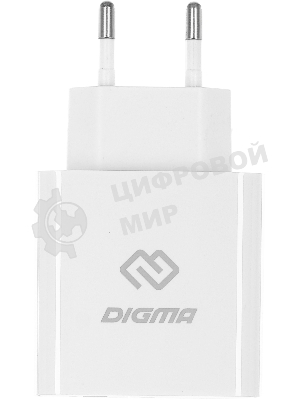 Сетевое зарядное устройство Digma DGW3D 3A PD+QC белый