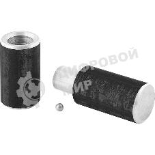 Петля гаражная с шаром Сибртех d 40, 140 мм,2 шт.