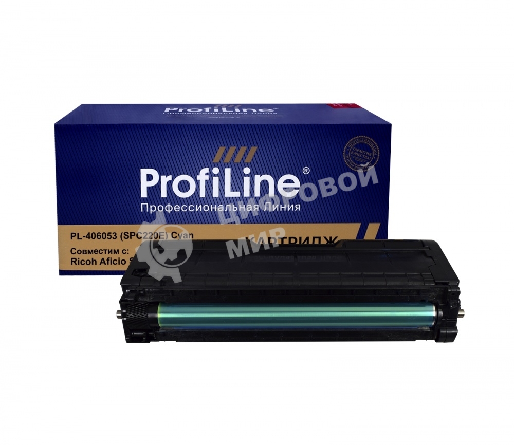 Картридж ProfiLine PL-406053 (SPC220E) для принтеров Ricoh Aficio SP C220 Голубой 2300 копий