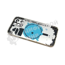 Задняя крышка (корпус) в сборе с рамкой для Apple iPhone 12 Pro золотой