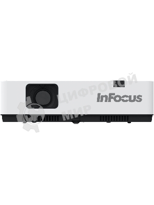 Проектор INFOCUS IN1034 3LCD, 4800 lm, XGA (1024x768), 50000:1, 1.481.78:1,3.5мм in,Composite video,Component,VGA IN х2, HDMI IN, Audio in(RCAх2), USB-A, USB B х2, VGA out, Audio 3.5мм out, лампа 20000ч.(ECO mode), RJ45,RS232, 1x16W, 31дБ, 3,3 кг