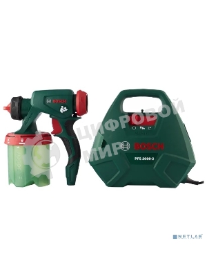 Краскопульт электрический Bosch PFS 3000-2 650Вт бак:1000мл 300мл/мин