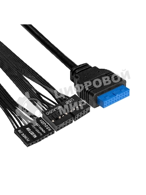 Компьютерный корпус Minitower ExeGate BAA-303U-AAA450 (mATX, БП AAA450 с вент. 8см, 2хUSB+1хUSB 3.0, HD Audio, черный)