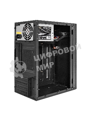 Компьютерный корпус Minitower ExeGate BAA-308U2-AAA450 (mATX, БП AAA450 с вент. 8см, 1хUSB+2хUSB 3.0, HD Audio, черный)