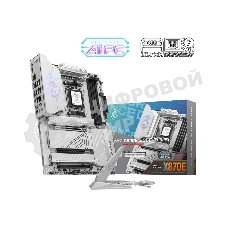 Материнская плата MSI MPG X870E EDGE TI WIFI, AM5, AMD X870E, 4xDDR5, 4xSATA, 4xM.2, 1xPCIe 5.0 x16, 1xPCIe 4.0 x4, 1xPCIe 3.0 x1, 1xHDMI (v2.1), 1xUSB-C 10Gbps, 1x5Gb LAN, Wi-Fi 7, Bluetooth 5.4, 2xUSB-C 40Gbps, 5xUSB-A 10Gbps, 4xUSB-A 2.0, 2x3.5 мм, S/PDIF, 7.1, ATX