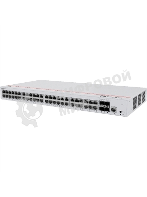 Коммутатор Huawei eKit S220-48P4S (L2, 48*10/100/1000BASE-T ports(380W PoE+), 4*GE SFP ports, built-in AC power)