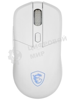 Мышь беспроводная/проводная MSI VERSA 300 белый, 8000 dpi, радиоканал, Bluetooth, USB, кнопки - 6