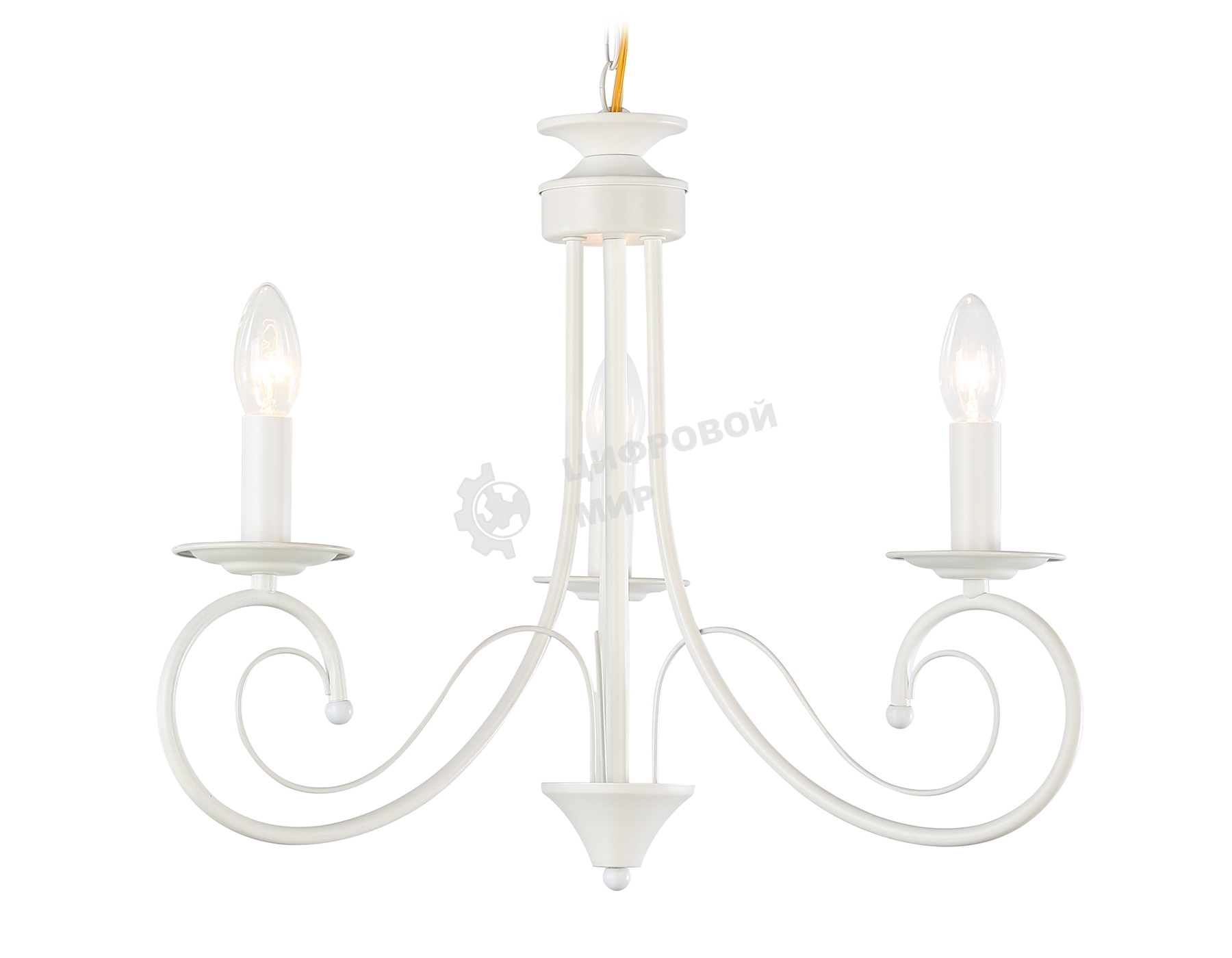 Светильник Ambrella light TR9605/3 WH белый E14/3 max 40W D560*650