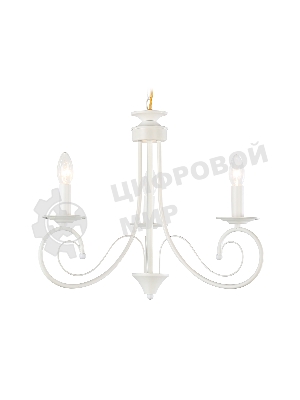 Светильник Ambrella light TR9605/3 WH белый E14/3 max 40W D560*650