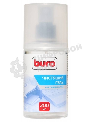 Чистящий набор (салфетки + гель) Buro BU-Gsurface (салфетка и гель) для поверхностей 200 мл