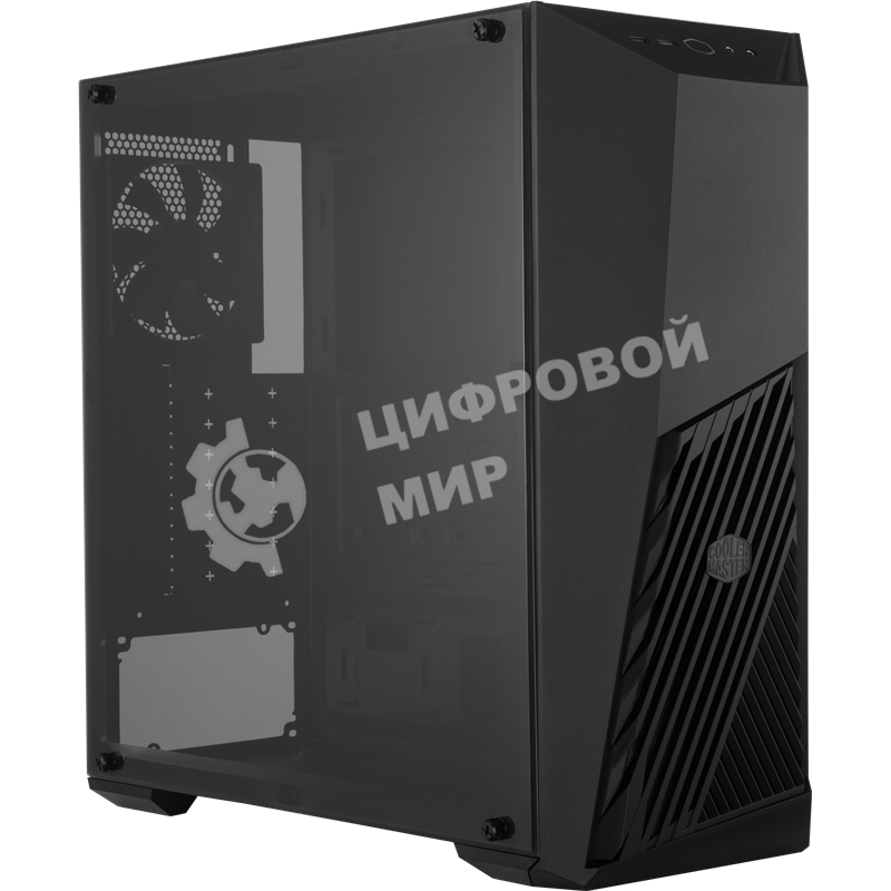 Компьютерный корпус  Cooler Master MasterBox K501L, 1xUSB3.0, 1xUSB2.0, 1x120 Fan,  1x120 Red Led Fan, w/o PSU, Black, ATX