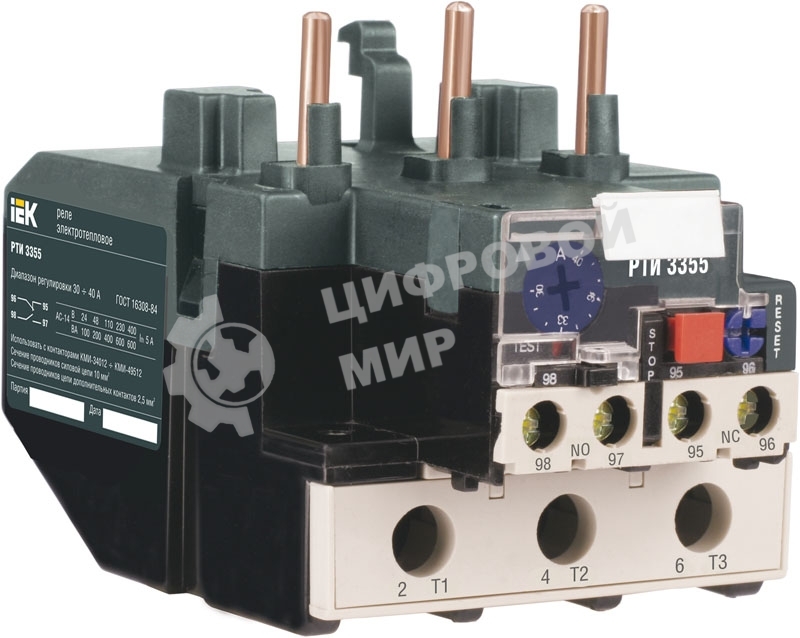 Реле тепловое РТИ 2355 28-36А ИЭК DRT20-0028-0036