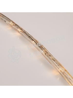 Дюралайт Neon-night LED, фиксинг (2W), 24 LED/м, теплый белый, 25 м