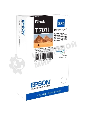 Картридж струйный Epson C13T70114010 WP 4000/4500 Series Ink XXL Cartridge Black 3.4k