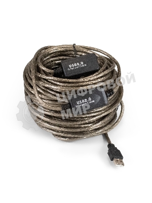 Удлинитель активный USB2.0-repeater ExeGate EX-UAE-AMAF-25.0 (Am/Af, 25м)