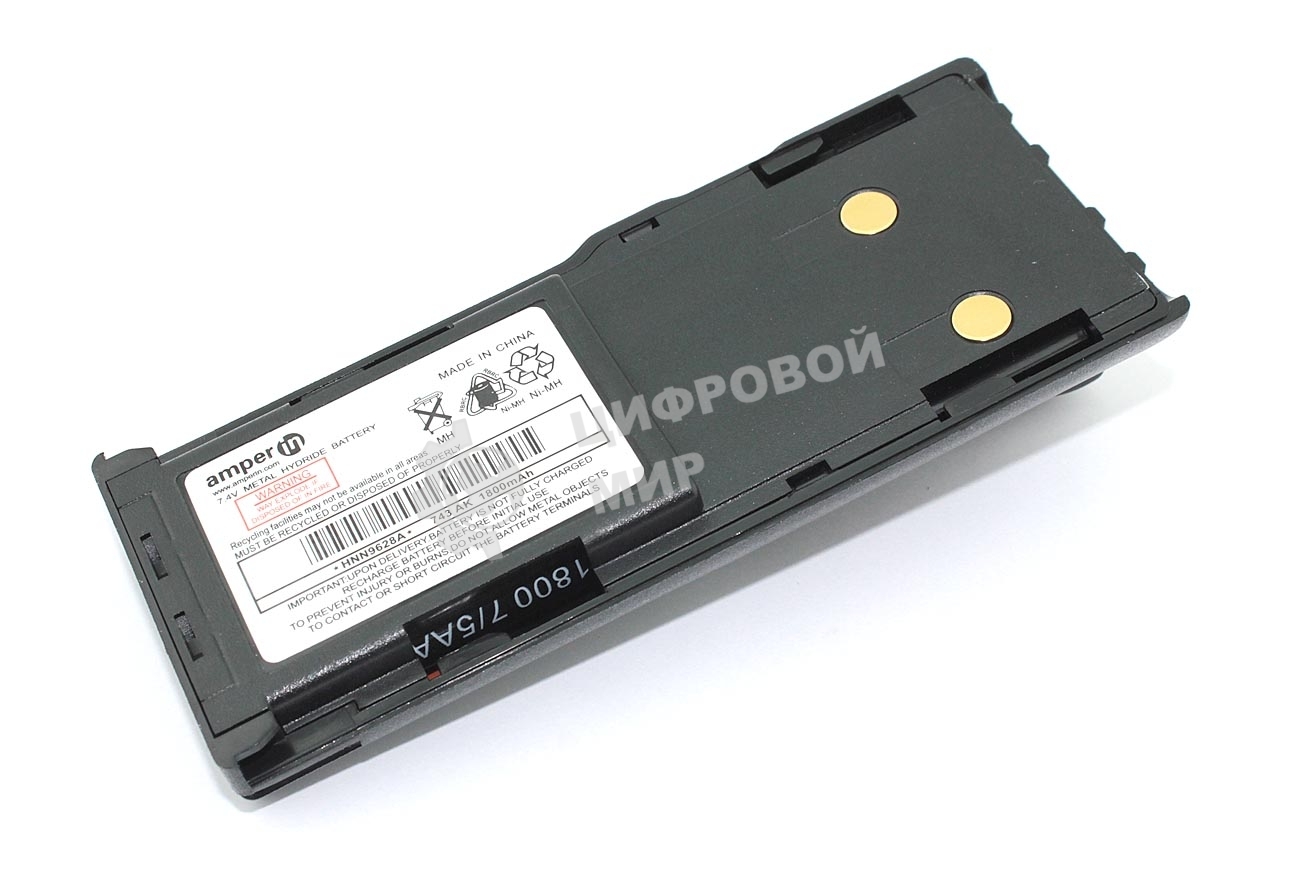 Аккумулятор Amperin для Motorola CT150, CT250, CT450, GP88, GP308, P040, P060, Ni-MH, 1800 mAh, 7.4V