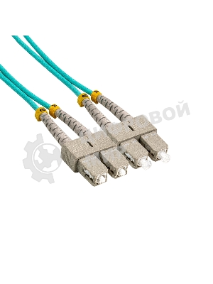 Патч-корд волоконно-оптический ExeGate FC-D-503-SC-SC-1M-LSZH (Шнур ВО MM 50/125 (OM3), SC/UPC-SC/UPC, Duplex, LSZH, 1м)