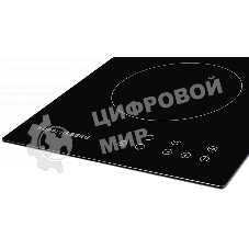 Электрическая варочная панель Kuppersberg ECO 302/домино, ширина 30 см, 2 зоны ускоренного нагрева HI-Light, 1 зона с двойным расширением, сенсорное управление, 3 цифровых дисплея, 9 уровней мощности, таймер, автоматика закипания, автоотключение, защита о