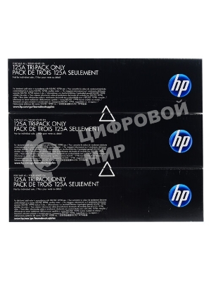 Картридж лазерный комплект HP CF373AM голубой/пурпурный/желтый для CLJ CP1215/1515 3 х 1400 стр.