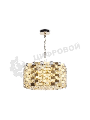 Люстра Ambrella light LH41003/12 BS/CL латунь/прозрачный E14*12 max 40W D540*290