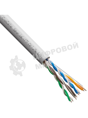 Кабель ExeGate Special UTP4-C5e-CCA-S24-IN-PVC-GY-305 UTP 4 пары кат.5e CCA, 0.48мм (24AWG), 305м, серый, PVC