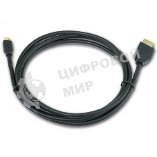 Кабель Cablexpert HDMI-micro HDMI CC-HDMID-6, 19M/19M, v2.0, медь, позол.разъемы, экран, 1.8м, черный, пакет