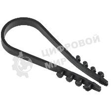 Дюбель хомут IEK UHH36-19-25-100 19-25 мм нейлон черный (100 шт) IEK