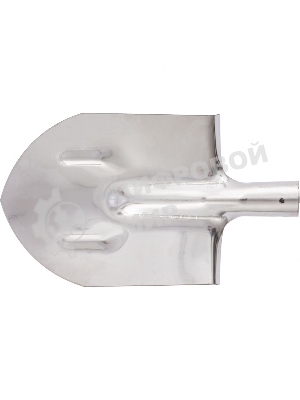 Лопата штыковая Сибртех нерж. сталь, 200х265 мм, ребра жесткости, без черенка, Россия