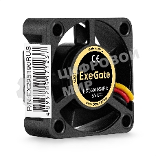 Вентилятор для корпуса ExeGate EX03010S2P-5 черный, 30 мм, 9000 об/мин, 25 дБ, 3 pin