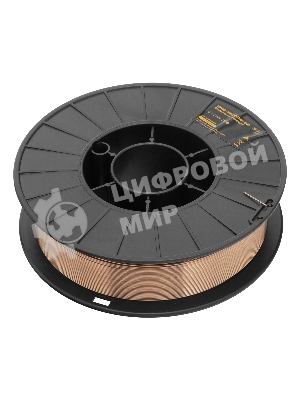 Омедненная проволока ER70S-6, диам. 1,2 мм, 5 кг, диам. катушки D200 Denzel