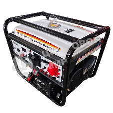 Генератор бензиновый Kranz KR9000EA-3, 9кВт, 230В/380В, 25л, коннектор автоматики, электростартер