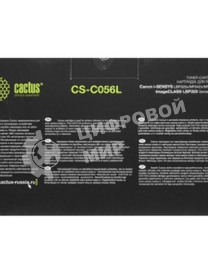 Картридж лазерный Cactus CS-C056L черный (10000 стр.) для Canon imageCLASS LBP320 Series/540 Series