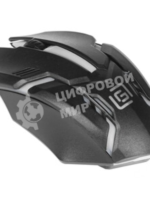 Мышь проводная Oklick 396M INSOMNIA черный, 1000 dpi, USB, кнопки - 3
