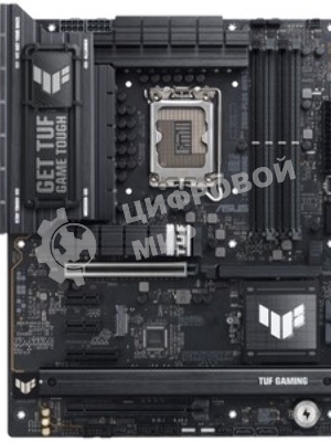 Материнская плата ASUS TUF GAMING Z890-PLUS WIFI, LGA 1851, Intel Z890, 4xDDR5, 4xSATA, 4xM.2, 1xPCIe 5.0 x16, 1xPCIe 4.0 x4, 1xDP, 1xHDMI, 1xUSB-C 3.2 Gen 2x2, 1xUSB-C Thunderbolt 4, 1x 2.5Gb LAN, 3xUSB-A 3.2 Gen 1, 3xUSB-A 3.2 Gen 2, 5x3.5 мм, 1xWi-Fi 7, ATX