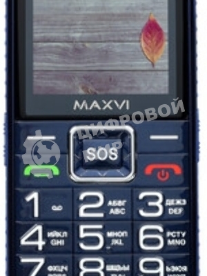 Мобильный телефон Maxvi B5ds up синий