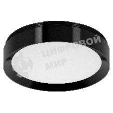 Насадка для корпуса светильника N8113 PBK черный полированный D85*H18,5mm Out15mm GX53