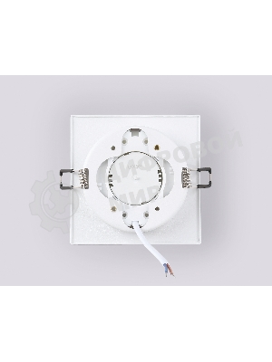 Светильник Ambrella light TN52421 WH/FR белый/белый матовый GX53 max 12W 105*105*45