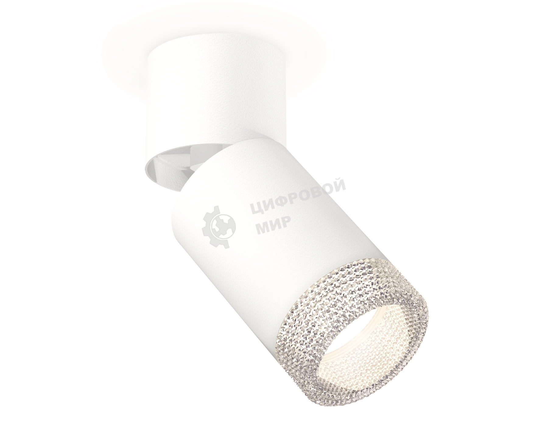 Комплект накладного поворотного светильника Ambrella light XM6312060 SWH/WH/CL белый песок/белый/прозрачный MR16 GU5.3 (A2220, C6312, N6150)