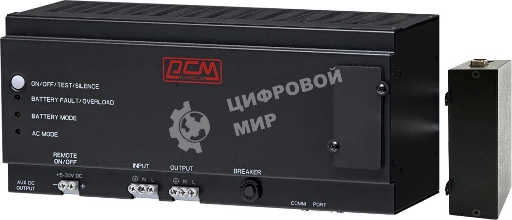 Источник бесперебойного питания Powercom DRU-1000 600Вт 1000ВА черный