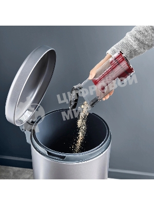 Пылесос вертикальный Tefal TY6A83WO черный/красный, питание от аккумулятора, 140 Вт, уборка сухая, пылесборник 0.44 л