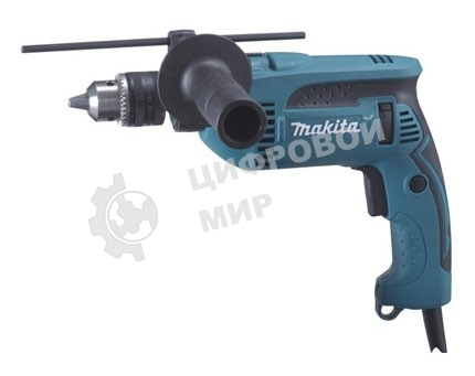 Дрель ударная Makita HP1640K 680Вт патрон:кулачковый реверс (кейс в комплекте)