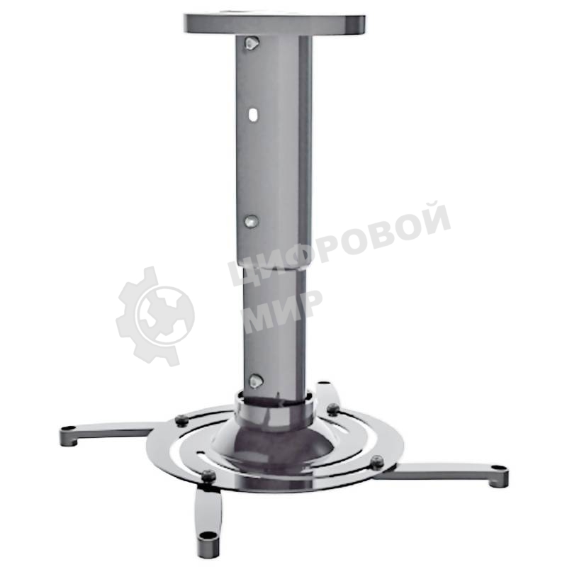 Кронштейн для проектора Cactus CS-VM-PR05M-AL серебристый макс.10кг настенный и потолочный поворот и наклон