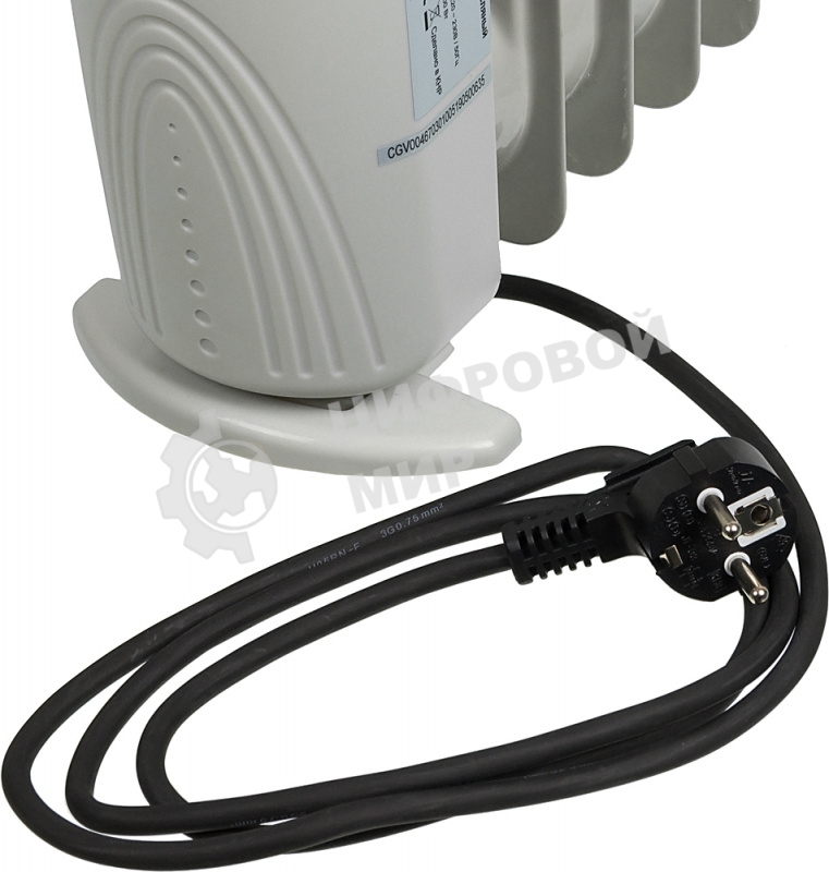 Обогреватель масляный Ресанта ОММ-7Н (7 секций) белый, 700 Вт, 10 м2, термостат 67/3/1