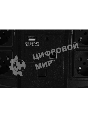 Источник бесперебойного питания SKAT-UPS 800 AI ИБП 220В 480Вт 1 АКБ 9А.ч внутр. меандр. стаб-ция напр-я. 6 выходов Бастион 452