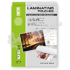 Пленка для ламинирования Cactus 125мкм A4 (25шт) матовая 216x303мм CS-LPMА412525