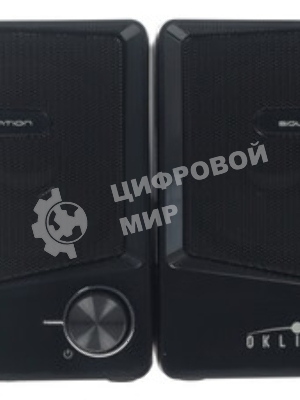 Акустическая система Oklick OK-126 2.0 черный 6Вт