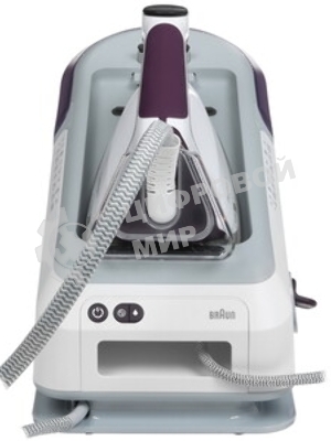 Парогенератор Braun IS7266VI белый/фиолетовый, 2700 Вт, 160 г/мин, 550 г/мин, 2000 мл