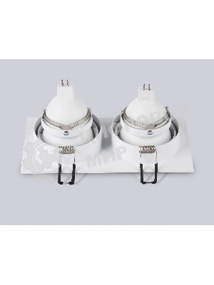 Встраиваемый точечный светильник Ambrella light TN102830/2 WH/WH белый/белый GU5.3/2 178*93*50