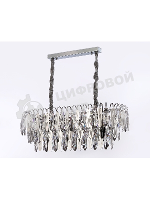 Светильник Ambrella light TR5259/10 CH/CL хром/прозрачный E27*10 max 40W 800*300*270