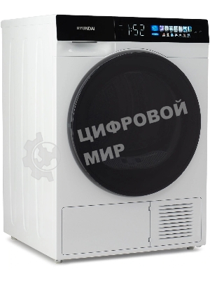 Сушильная машина Hyundai DFE9429 белый, 10 кг, сушка - конденсационная, программ - 15, 60 x 85 x 62 см